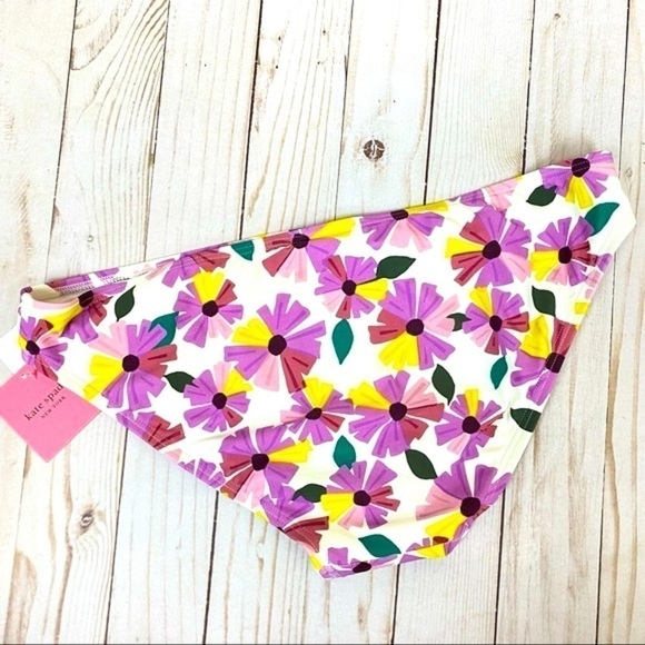 Kate Spade Floral Ruffle Bikini Set Size Large - Picture 10 of 13